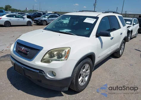 2009 GMC Acadia Sle z USA, uszkodzony, nr VIN 1GKER13D89J101993